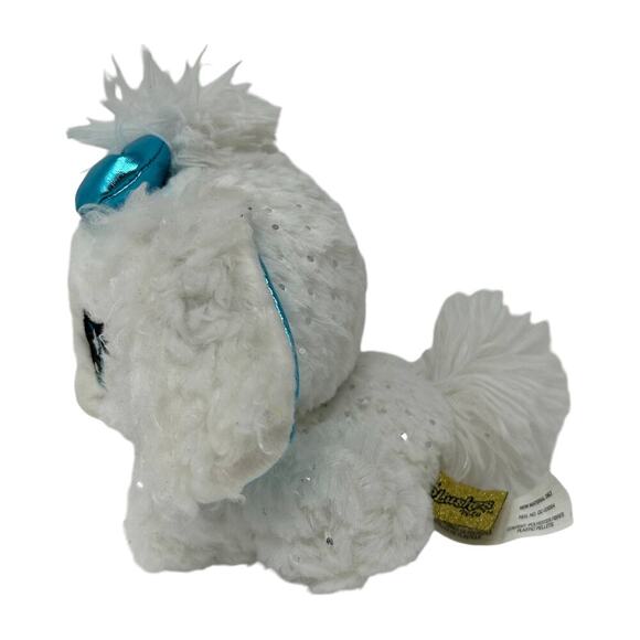 P.Lushes Pets Bianca Blings Dog Plush 6" Gund 2021 Stuffed Animal Toy White Blue - Picture 3 of 13